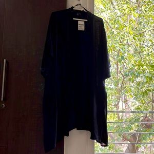 Forever 21 Black Woven Shrug Medium Size
